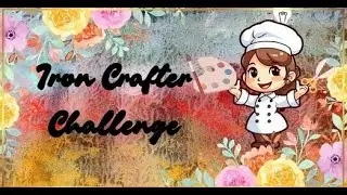 Iron Crafters Challenge - Brads - Cocoa Vanilla Studio Boy layout - Scrapbook Process Video