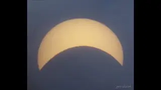 Partial solar eclipse visible from Cape Town, South Africa on the 14th December 2020
