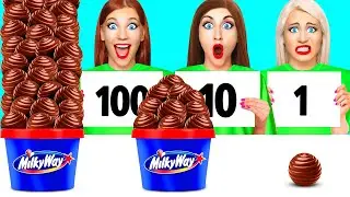 Wyzwanie 100 Warstw Żywności | Szalone Pomysły na Gotowanie od Multi DO Food Challenge