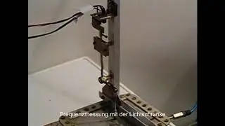 Teststand f&uuml;r R&uuml;cksto&szlig;motore zum Antrieb von Knatterbooten