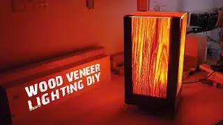 Stylish and Modern Wooden Lighting DIY | Made from Wood Veneer