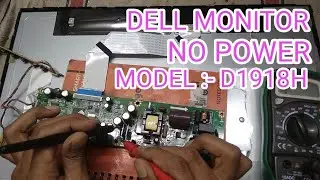 dell d1918h monitor no power ! dell d1918h monitor repair ! dell monitor no power #dellcomputer