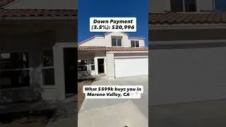 What $599k buys you in Moreno Valley #shorts #housetour