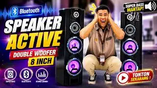 SUPER BASS SPEAKER ACTIVE RUMAHAN ! REVIEW POLYTRON PAS 8FF22 KARAOKE BLUEETOOTH BY WISNU