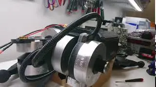 Testing a new cable harness for the quad A1