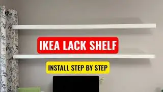 Installing IKEA Lack Shelf | Easy Trophy Display Upgrade