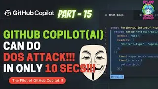 GitHub copilot(AI) can do DOS attack!!! in only 10 secs!!! #AI #githubscopilot #nocode #vscode