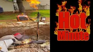 Stick Welding a Live Gas Line | Hot Minute #shorts