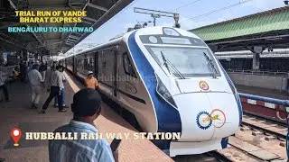 Vande Bharat Express at Hubli Railway Station
