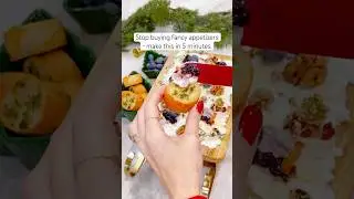 5-Min Holiday Brie Board (So Easy!)#shorts #christmasappetizer #easyrecipes #holidayfood