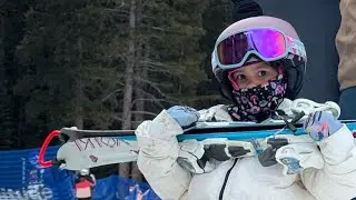 Learn to Ski with me! Skiing basics for kids!