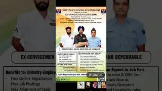 Job Fair for Ex-serviceman at Delhi #exserviceman #exservicemenjobs #jobsfair #veterans #delhi#army