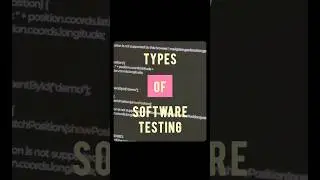 Types of software testing | Tip Concepts #testing #engineering #coding