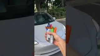 Covering My Tesla with my viewer&rsquo;s names! 😈