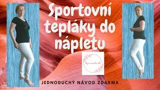 Sportovní tepláky v pase do nápletu