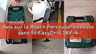 Avis sur la Bosch Perceuse-visseuse sans fil EasyDrill 18V-40 (2 batteries 2,0 Ah, syst&egrave;me 18 V, dan