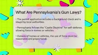 What Are Pennsylvania's Gun Laws? - The Right Politics