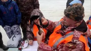 Соревнования по подлёдному лову рыбы в Мышкине