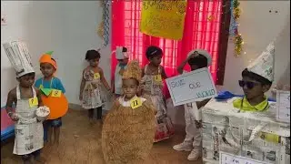 Fancy Dress - Out of waste material 😀