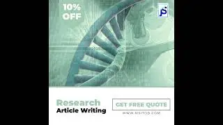 Plagiarism-free research article writing service