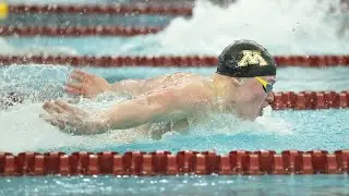 Jacob Johnson Earns 200M Butterfly Silver Medal at 2025 Big Ten Championships