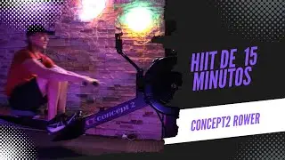 HIIT de 15 minutos en la remadora | 15 Minute HIIT Rowing Workout | Entrenador JM