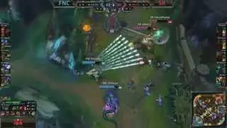 EU LCS Summer - FNC vs SK - Amazing YellOwStaR 4 Man Knockup