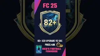 FASTEST & CHEAPEST Way to Complete 82+ x20 Upgrade v2 SBC in FC 25! 💸⚡ (Easy Method!)