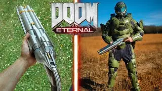 Геймплей страйкбольного DOOM SLAYER с двуствольным 40-мм «супердробовиком»!