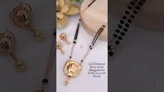 Rosegold Mangalsutra collection #shorts #youtubeshort #viral #trending #fyp #gaming #music #foodie #