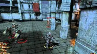 Dragon Age 2: Blood Mage Tank Build Fight.avi