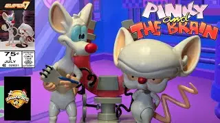 Pinky & the Brain Unboxing & Review of the Highly Detailed Action Figures by Super7.