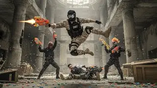 Action LTT: Shadow Warriors Wield Nerf Guns in Epic Takedown of Crime Syndicate.