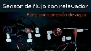 Sensor de flujo con relevador