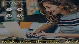 [Apple MFi Certified] Apple Watch Charger Magnetic Charging Cable 4.9 ft/1.5m, 2 in 1 iPhone Watch