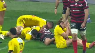 TOP 14 - Essai de Teddy THOMAS 2 (ST) - Stade Toulousain - Stade Rochelais