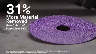 3M&trade; Cubitron&trade; II Fibre Disc 982CX Pro Demo