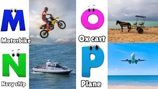 ABC Song Phonics, Transportation Song, ABC Song, Alphabet Educational Song A to Z for kids