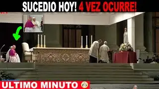 🛑  SUCEDI&Oacute; HOY EN EL VATICANO! CUARTA VEZ ESTE SIGNO!