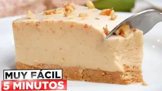 TARTA de TURRÓN en 5 MINUTOS 🍰🎄 La Receta Navideña Más Fácil 😍¡SIN HORNO!