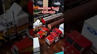 Collection American Truck 1/43 Semi-Trailer Camiones Diecast Models Toy Freightliner Peterbilt