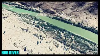 Hub River Pakistan aerial tour *virtual.