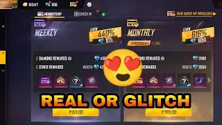 I GOT 6150 DIAMOND 💎 IN NEW WEEKLY AND MONTHLY  MEMBERSHIP 😍