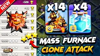 TH17 FURNACE Attack With CLONE | Best TH17 Attack Strategy With FURNACE | Town Hall 17 FURNACE 2025