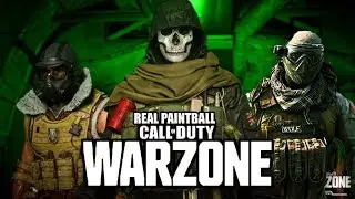 REAL PAINTBALL MODERN WARFARE - BATTLE ROYALE WARZONE GAMEPLAY! (Call of Duty: MW Warzone BR)