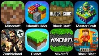 Minecraft,IslandBuilder,Block Craft,Master Craft,Zombieland,Planet,Mixcraft,Blcok Blast TNT