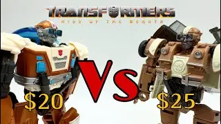 Who&rsquo;s the Best Transformers Rise of the Beast Wheeljack? Mainline Vs Studio Series Double Review!!