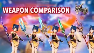 Xiangling Weapon Comparison- Catch,Skyward Spine,Engulfing,Jade Spear,Deathmatch | Genshin Impact