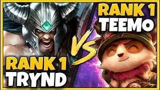 #1 TRYNDAMERE WORLD FORCES RANK 1 TEEMO RAGE-QUIT! HE ACTUALLY GOT MURDERED?!? - League of Legends