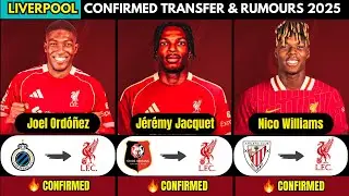 ✅ ALL LIVERPOOL WINTER TRANSFER NEWS & RUMOUR 2025 !🔥 ft. Nico Williams, Joel Ord&oacute;&ntilde;ez, Jacquet...etc